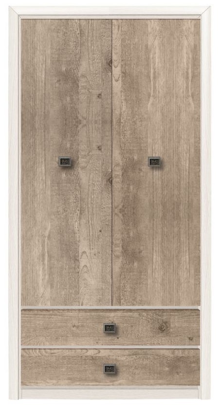 Фото Шкаф Коен REG2D2S (104) двухдверный от производителя Black Red White (БРВ) в Нижнегорске по цене 29&nbsp;890 ₽