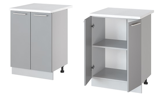 Фото Кухня Бронкс стол-рабочий Н-60 от производителя Леко в Нижнегорске по цене 4&nbsp;420 ₽