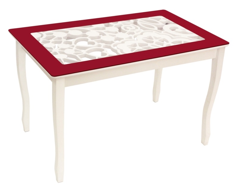 Фото Стол обеденный Стиль 2 Ажур III mini  от производителя Мебель из стекла в Нижнегорске по цене 11&nbsp;920 ₽