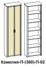 Фото Шкаф Камелия П-(360)-02-КЖ (64) двухдверный от производителя Сантан в Нижнегорске по цене 8&nbsp;500 ₽
