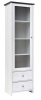 Фото Шкаф-витрина Порто REG1W2S от производителя Black Red White (БРВ) в Нижнегорске по цене 19&nbsp;490 ₽