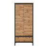 Фото Шкаф Loft SZF2D1S (62) двухдверный от производителя Black Red White (БРВ) в Нижнегорске по цене 26&nbsp;620 ₽