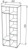 Фото Шкаф ШОН-13 (80) двухдверный от производителя Пирамида в Нижнегорске по цене 9&nbsp;830 ₽