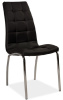 Стул Signal H104 ( Обивка стула:экокожа , хром, черный (Signal) )