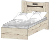 Фото Кровать односпальная Мале (СМ 90х200) без основания от производителя СБК в Нижнегорске по цене 10&nbsp;620 ₽